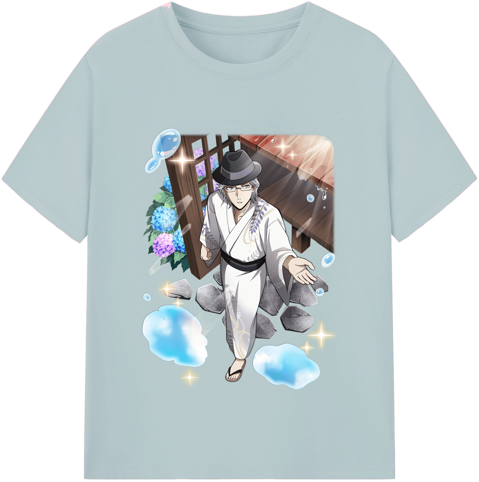 （画像用） 文豪ストレイドッグス Bungo Stray Dogs 綿100％半袖Tシャツ（フロントプリント）
